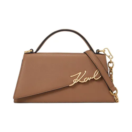 KARL LAGERFELD K SIGNATURE Сумка через плечо из коровьей кожи сумка женская коричневый