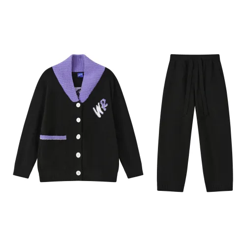 WILD ROOMS Пижамный комплект Унисекс Черный