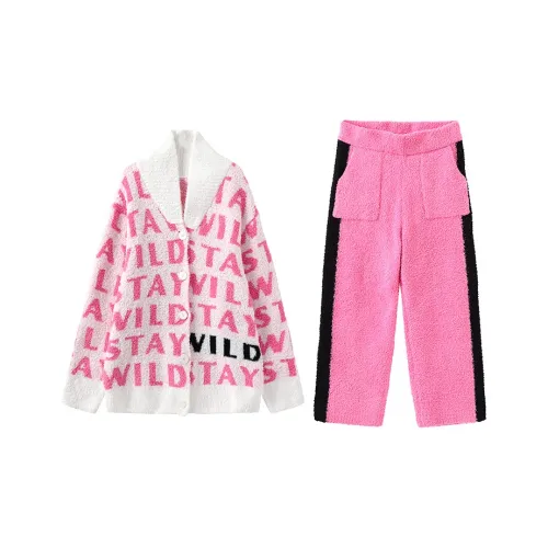 WILD ROOMS Пижамный комплект Женская Пудра Mold