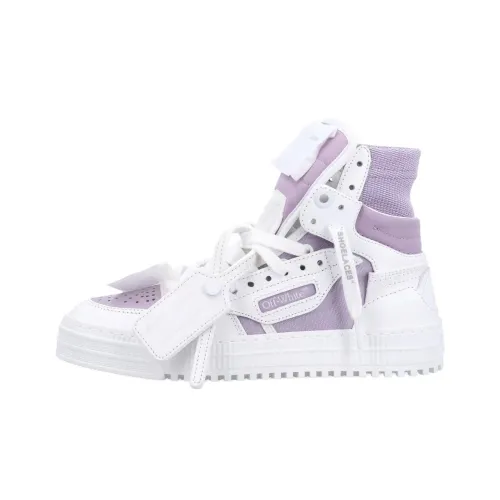 OFF Белый OFF COURT 3,0 Высокие Кроссовки для скейтбординга Женские Фиолетовый