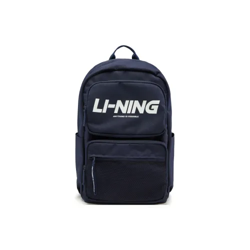 LINING Sports Life Collection Рюкзаки Темно-морской синий Унисекс