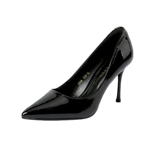 GUDIANFENGDU Узкий каблук Высокие каблуки 9 см Женские