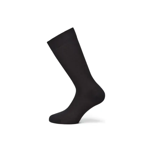Ermenegildo Zegna Черные Мужские Носки до икры MID