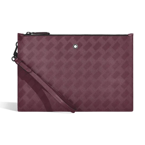 MONTBLANC Stylish 3,0 Full Коровья кожа крупнозернистая Клатч Стандартный Мужской Бордо Красный