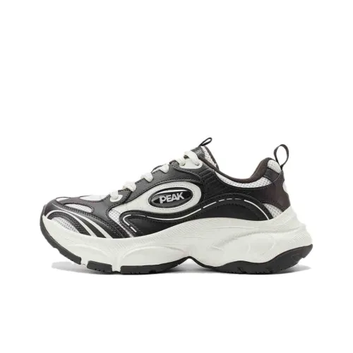 PEAK Амортизация противоскользящий низкий отскок повседневные беговые кроссовки унисекс черный кофейный коричневый