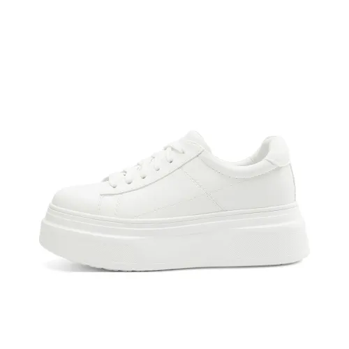 Rosa Bianca Легкие Увеличивающие Высоту Низкие Кроссовки для Скейтбординга Женские