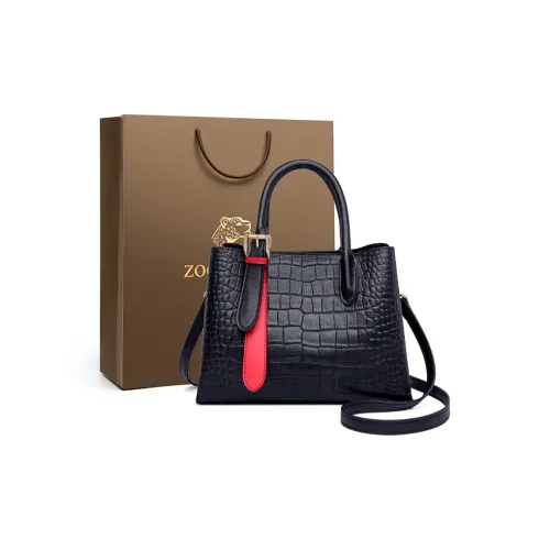 ZOOLER Сумка из коровьей кожи среднего размера женская черная синяя красная