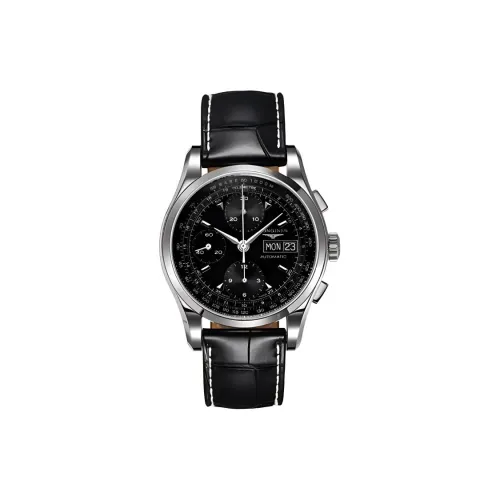 LONGINES Автоматический Механический Механизм Мужские Классические Винтажные Часы 41 мм Черные