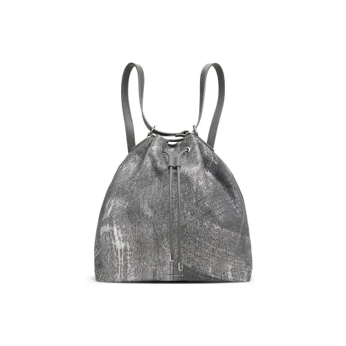 CHARLES KEITH Ткань Одно плечо Через плечо Рюкзак Большой Женские Джинсовый синий