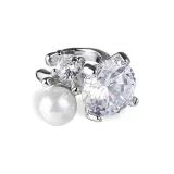 Серьги-клипсы "Sunrise Love Confession" (Single, White)