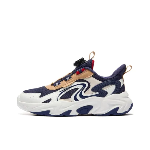 361°KIDS Противоскользящий устойчивый к истиранию низкий топ детские повседневные туфли светло-синий перо-белый чайный-деревянный цвет желтый