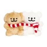 Комбинация плюшевая подвеска, стиль позиционирования шарфа