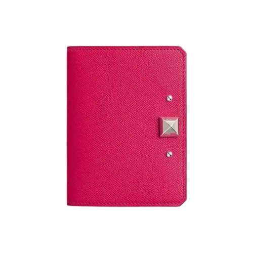 HERMES Medor Madame Телячья кожа Держатель для карт Женские I6Rose Extreme Пудра