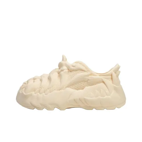 RTFKT'S MNLTH x Nike Противоскользящий устойчивый к истиранию низкий топ повседневная обувь унисекс бежевый