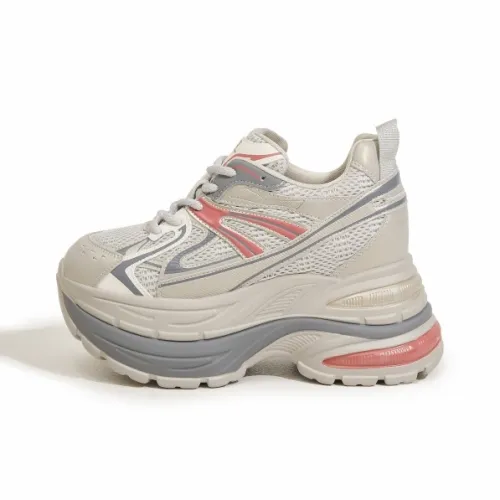 Milan Love Song Устойчивый к истиранию Увеличение высоты Низкий топ Кроссовки с толстой подошвой Женские