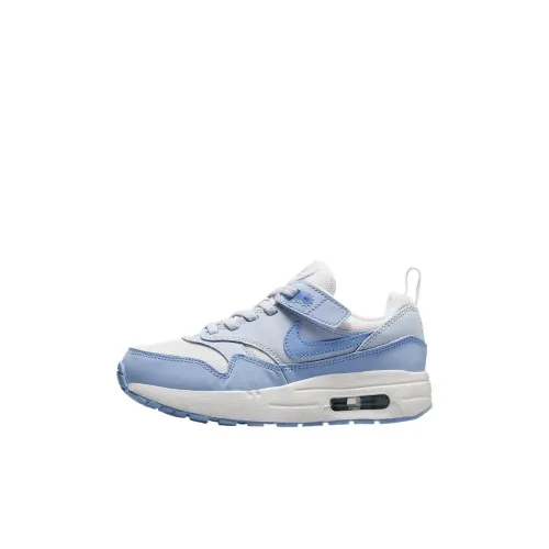 Nike Air Max 1 Детская беговая обувь Soulful Синий Pre School