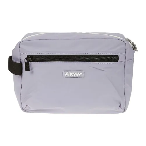 K WAY Нейлоновая сумка для туалетных принадлежностей мужская фиолетовая Cabbage