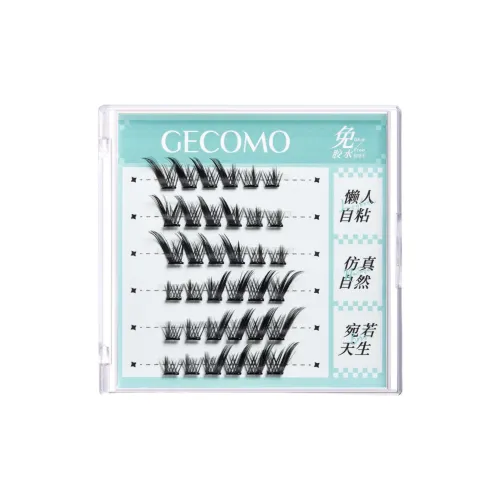 GECOMO Лиса Series Клей Бесплатно Искусственные ресницы Натуральный удлинение Стиль