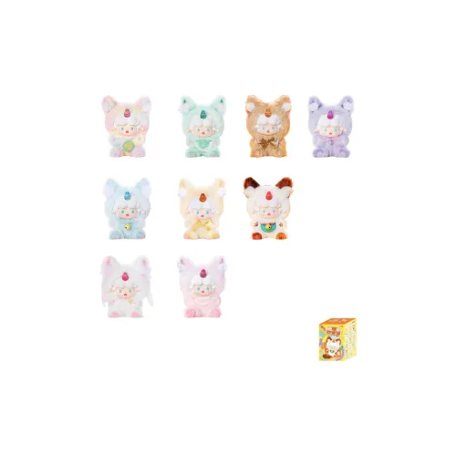 TOP TOY Кудрявый Sheep Meow Candy House Collection Винил Плюшевый Талисман Слепые коробки Один Mystery Коробка Целая коробка 8 шт