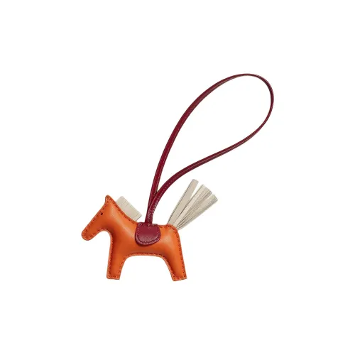 HERMES Rodeo Milo (фиолетовый) Sheepskin Bag Charm Сумка Аксессуар Маленький Женские POPPY Orange Orange