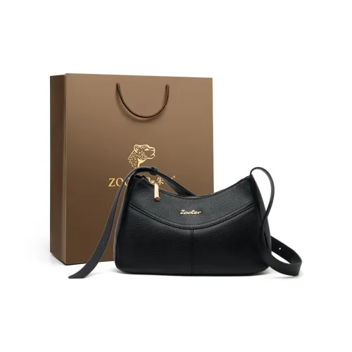 ZOOLER Сумка через плечо из коровьей кожи женская черная