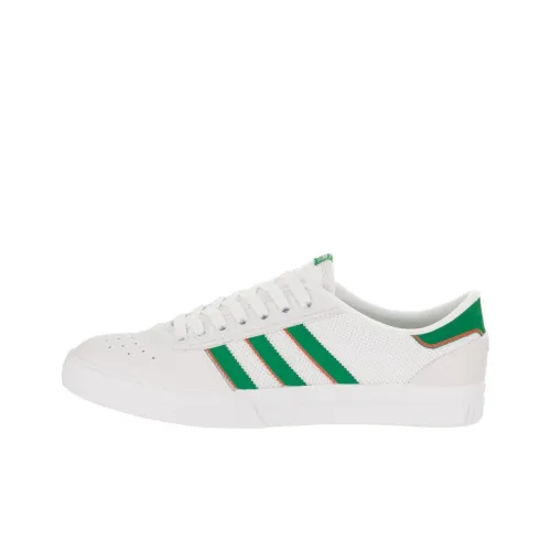 Adidas Originals Lucas Premiere Slip-resistant Abrasion-resistant Low Top Skateboard Shoes Men's White Green Adidas Originals Lucas Premiere Slip-resistant Abrasion-resistant Низкие Кроссовки для скейтбординга Мужские Белый Зеленый