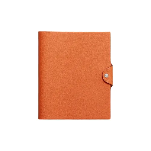 HERMES Ulysse Коровья кожа Togo Сумка для хранения Аксессуар Средний Женская 93 Оранжевый Hermes Оранжевый