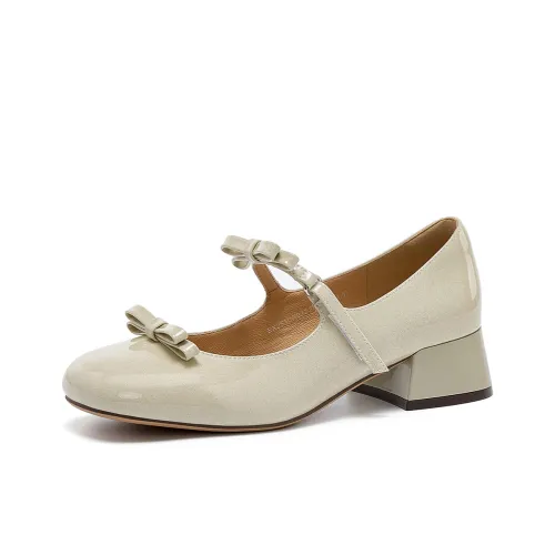 ELLE Грубый каблук Туфли Мэри Джейн 3,9 см Женские