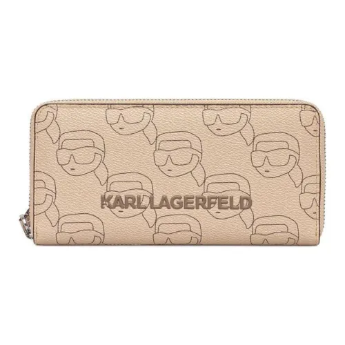 Karl Lagerfeld ПУ (полиуретан) Полиуретан Кошелек Женские Бежевый