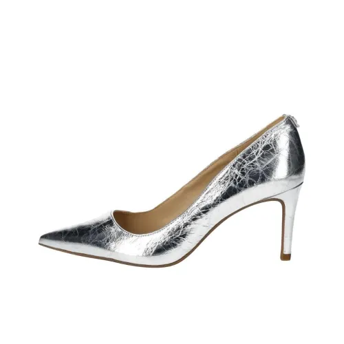 MICHAEL KORS ALINA Узкий каблук Высокие каблуки 7,5 см Женские Серебристый