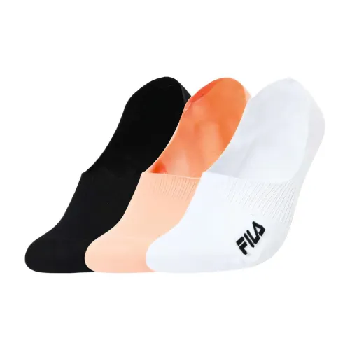 FILA Фитнес Нефритовый белый/Румяно-розовый/Темно-черный/ 993 Упаковка Женские No Show Носки
