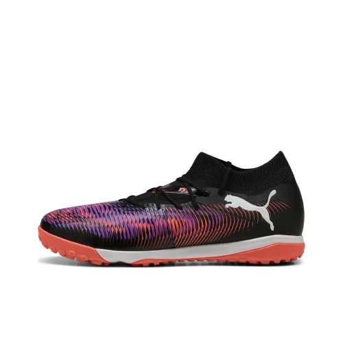 PUMA FUTURE 8 MATCH TT Шипы Устойчивые к абразиву Футбольные бутсы Унисекс Черный Белый Красный