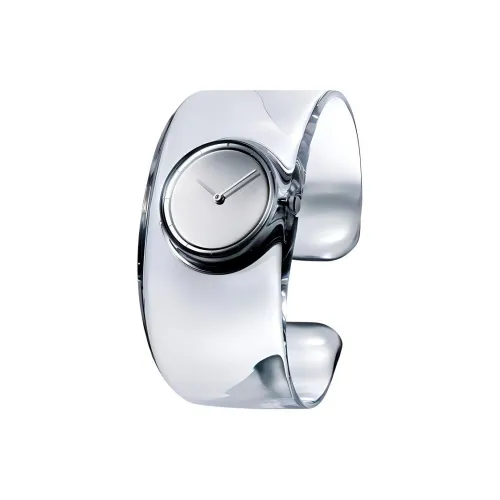 ISSEY MIYAKE O Series Кварцевый механизм Акриловый ремешок Часы Женские Серый циферблат