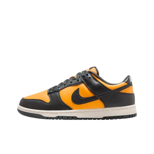 Nike Dunk Slip-on Устойчивый к истиранию Низкий Топ Скейтборд Кроссовки Мужские Черный Оранжевый
