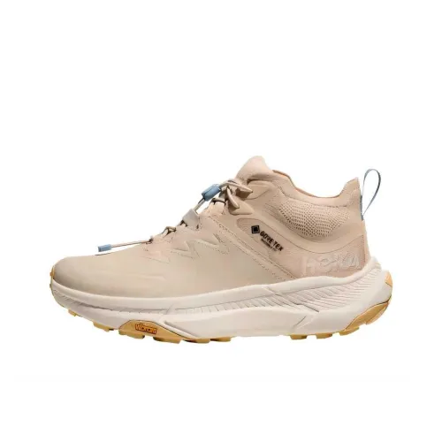 HOKA ONE ONE Transport Chukka Low Топ Беговые кроссовки Женские Овсяный