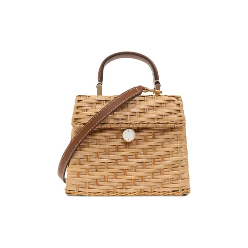 CULT GAIA Сумка через плечо из прутьев ивы женская светло-бежевая