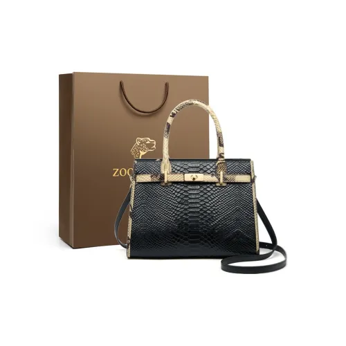 ZOOLER Корова Кожа Одно Плечо Сумка Средний Женский Черный