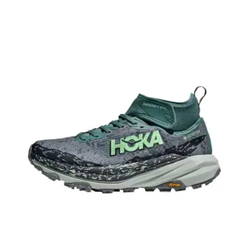 HOKA ONE ONE SPEEDGOAT 6 MID Top Trail Беговые кроссовки Женские Армейский зеленый