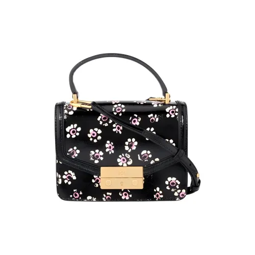 TORY BURCH Juliette Кожа Сумка через плечо Сумка Мини Женская Черная