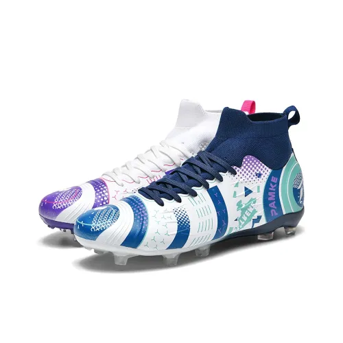 PANKE Футбольные бутсы Высокие Синий Фиолетовый Несовпадающие Унисекс