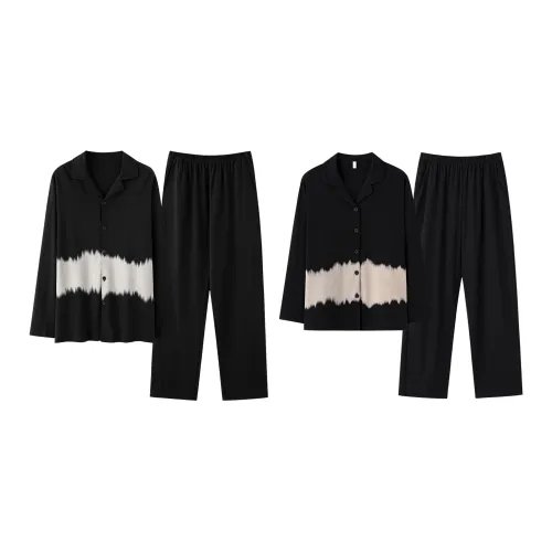 WANANNI Пижамный комплект Унисекс Черный