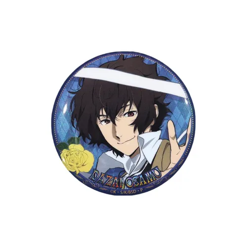 BOOM COMIC Бродячие псы Бунго S4 Брушированный Золотой Значки