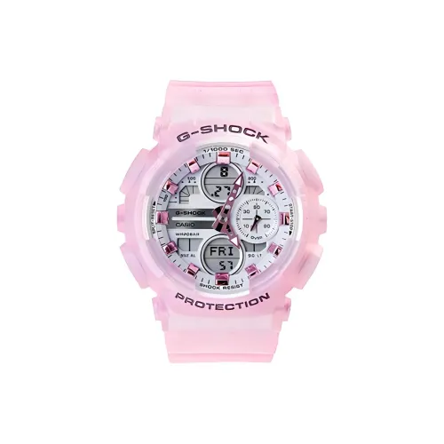 CASIO Liquid Crystal Analog Dual Display Series Кварцевый механизм Смольный ремешок Часы Унисекс Белый циферблат