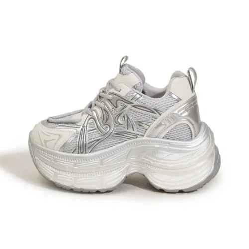 Milan Love Song Амортизация Устойчивость к истиранию Дышащий Низкий Топ Толстая подошва Кроссовки Женские