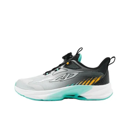 QIAODAN Детская беговая обувь Низкий топ Белый Серый Черный Для школьного возраста