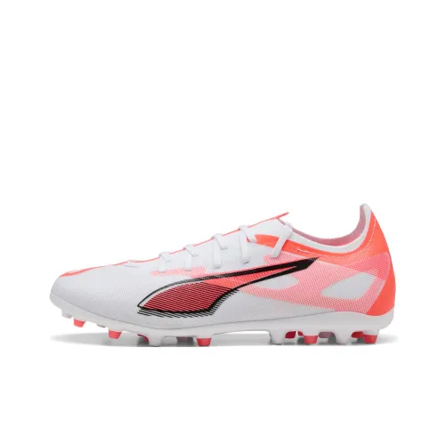 PUMA Ultra 5 Match MG MULTI Ground Аbrasion-Resistant Футбольные бутсы Мужские Белые