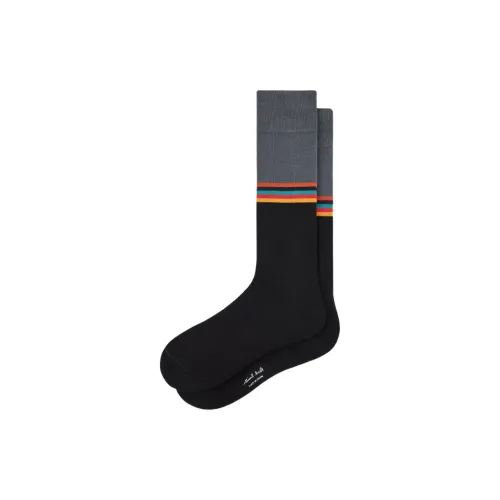 Paul Smith 1 Pack Серый/Черный Мужские носки MID до икры