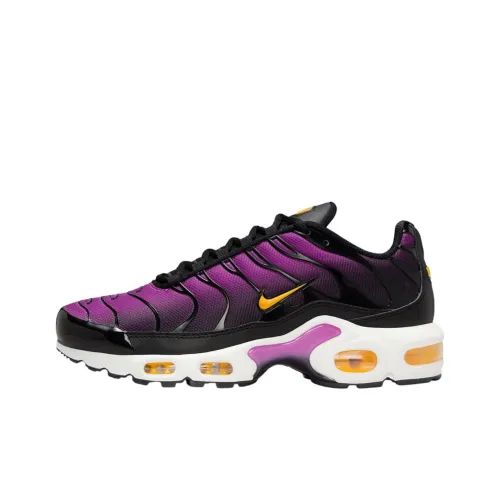 Nike Air Max Plus Low Топ Беговые кроссовки Женские Фиолетовый Черный Желтый