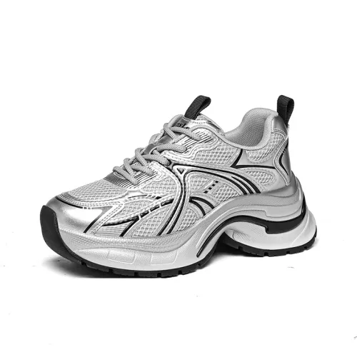 Golden Silk Rabbit Амортизация устойчивый к истиранию увеличенная высота низкий топ кроссовки с подошвой из ткани женские