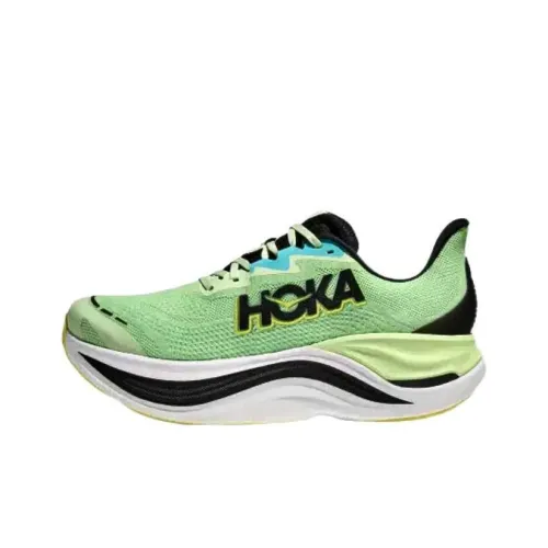 HOKA ONE ONE SKYWARD X Устойчивая к истиранию Низкая Обувь для Беговых соревнований на длинные дистанции Мужская Зеленая
